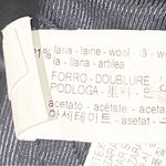 ZARA  Size Large Blue Oversized Wool Blend Plaid Overshirt Jacket Button Photo 4