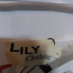 Lily Clothing Contrast White Lace Crisscross Front Sheen Tank Top Size L Size L Photo 7