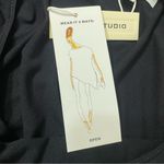 Max Studio  Side Tie Tee Black Size Small Photo 6