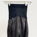 Spanx Mama Faux Leather Pregnancy Over The Belly Maternity Leggings in Black XS Photo 9