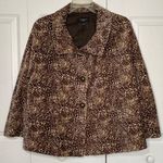 Talbots Leopard Print Swing Coat by Size 12 Photo 0