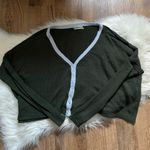 Urban Outfitters  Mom Button Down V-Neck Long Sleeve Top Photo 2