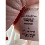 Charlotte Russe  Floral Crochet Lace Tie Bottom Sleeveless Blouse, L, White Photo 5