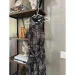 Joie  Mairead D Cropped Wide Leg Jumpsuit Black Womens Size 2 Photo 5