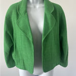 Dana Buchman  Green Linen Blend Blazer, Sz: 6 (b43) Photo 0