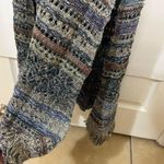 Cecilia Prado Crochet Lace Cold Shoulder V Neck Metallic Maxi dress Photo 2