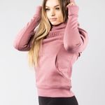 Buffbunny Collection Beyond Pullover Hoodie Cotton Blend - Echinacea Pink Mauve Photo 10