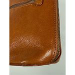 Pratesi Firenze Italian Made Leather Crossbody Purse 6x7 10oz Brown Photo 11