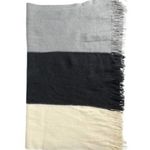 DONNI. Neutral Tri Color Super Soft Scarf NWT Photo 1
