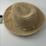 H&M  Natural Straw Hat with Shell Detail Photo 2