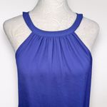 Halogen Silky Blouse Sleeveless Halter Neck Tank XS Photo 1