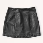 Abercrombie & Fitch Leather Skirt Photo 0