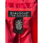 Vintage Y2K Red Fringe Suede Leather Jacket Boho Western Moto Cowboy Festival Size M Photo 8