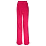 Veronica Beard  Robinne Wide Leg Linen Blend Pants Fuchsia Pink Size 8 Photo 4