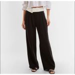 Noli The  Shop Women's Dress Pants Foldover Trousers Black Elegant Size 4 Photo 3