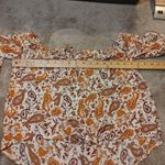 Stella Tweed  Size Medium M Blouse Paisley Sheer Light Weight Top Boho Photo 3