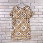 Lulus Lulu’s Dandy Lion Yellow Print Short Sleeve Shift Dress Size S Photo 9