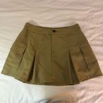 LA Hearts Pacsun Small Olive Green Pleated Cargo Mini Skirt, Skorts Shorts Under Photo 1