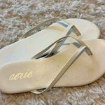 Aerie White Flip Flops for Women Photo 2