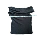 Club Monaco Womens Size XS Black Sleeveless Cowl Neck Photo 4