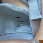 Nike Women's Size 3X Blue Logo Sports Bra Active Dri-Fit Mesh DD0428-010 Photo 2