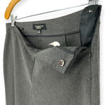 Talbots  | Size 4 | Gray Heritage Flat Front Straight Leg Side Zip Dress Pants Photo 5