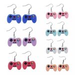 🆕Pink Game Console Controller Charm Dangle Earrings Photo 2