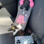 Cute Smartphone bag /Knit Mini bag /Crossbody bag Photo 4