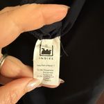 INDIES Navy Blue Mesh Sleeve Technical Jersey Cocoon Dress Maxi Midi Med / Large Photo 8