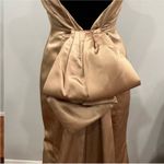 Sherri Hill  52540 Dark Nude satin mermaid gown 4 Photo 2