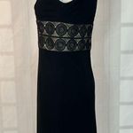 Kay Unger sleeveless lace detail waist cocktail sheath dress size 6 Photo 3