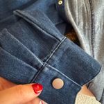 Anthropologie Denim longsleeve button up mini dress Photo 5