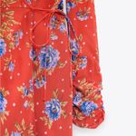 ZARA NWT FLORAL WRAP DRESS CHIFFON FABRIC BLOGGERS FAV Photo 7