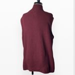 Pendleton Whine Burgundy Knit Vest Sz2XL Photo 5