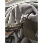 Jessica Howard Y2K Lace Midi Dress Sz 6 Gray Gold Metallic Whimsigoth Fairy Grunge Babydoll * Photo 9