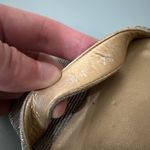 Stuart Weitzman  Women's Nearly Nude Ankle Strap Sandals Silver Gold Wedding Photo 3