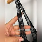 Quiksilver Quicksilver Black Crinkle Lace Strap Mini Dress Blouse with Pockets‎ Photo 1