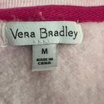 Vera Bradley  Snoopy Hearts Pink Sweatshirt Womens Size Medium Raglan Sleeve Photo 5