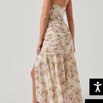 ASTR The Label Kiana Floral Ruched Midi Dress Photo 2