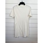Treasure & Bond Womens T-shirt Dress Size S Cream Off-White Short Sleeve Casual Photo 6