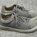 Birkenstock  Bend Low Canvas Shoes Womens 6.5 7 Suede Whale Gray Sneaker EU 37 Photo 0