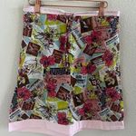 Honolua Wahine Hawaii Printed Scene Skirt 100% Cotton Volcano House M Size M Photo 0