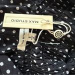 Max Studio NWT‎  Wide Leg Ruffle Polka Dot Jumpsuit Size Small Photo 4