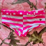 Love Culture y2k hot pink polka dot striped tankini Photo 3