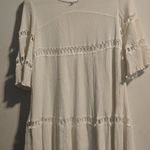 Listicle White Lace Trim Dress Photo 1