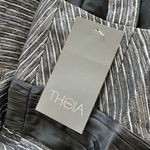 NWT THEIA 2 Metallic Striped Sheath Sleeveless Dress Photo 5