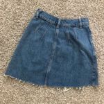 Free People NWT  Denim Cosmico Flirt Skirt Size 24 Photo 1