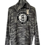 Tailgate Brooklyn Nets Soft Gray Camo Hooded Sweater Size S Photo 0