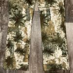 Karen Kane NWOT Green and Brown Patterned Pants Size 10 Photo 7