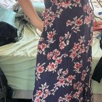 Band of Gypsies Navy Floral Maxi Dress Photo 0